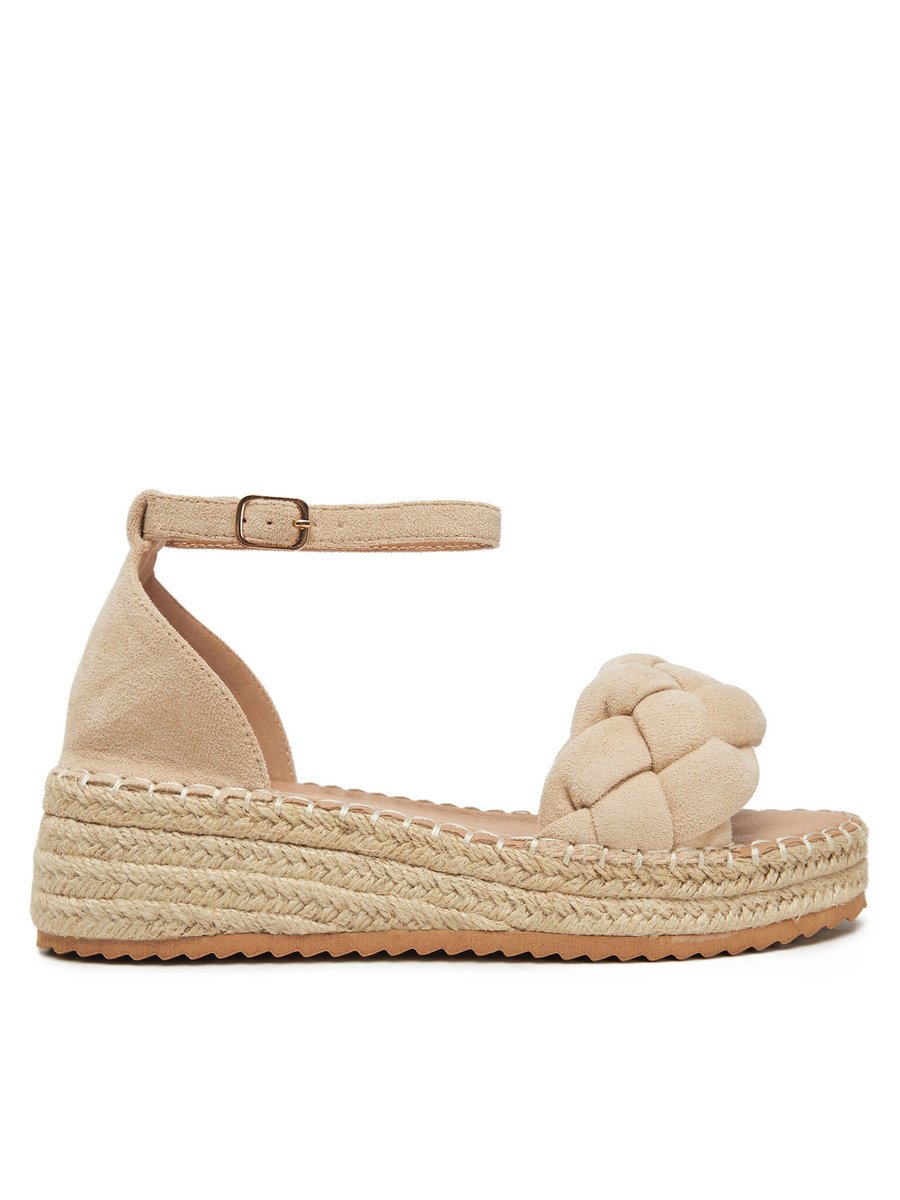 Deezee Espadryle Damskie Beżowy LE601-59