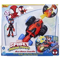 Samochody i pojazdy dla dzieci - Hasbro, Spider-Man Spidey I Super-Kumple Techno Racer Pojazd Ze Światłami - miniaturka - grafika 1