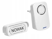 Dzwonki i gongi - Dzwonek Bezprzewodowy Zasięg 100M Funkcja Lampki - miniaturka - grafika 1