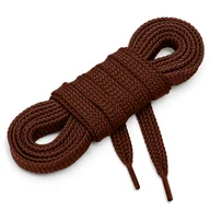 Akcesoria obuwnicze - Sznurówki sznurowadła płaskie 7 mm brązowy 120 cm - miniaturka - grafika 1