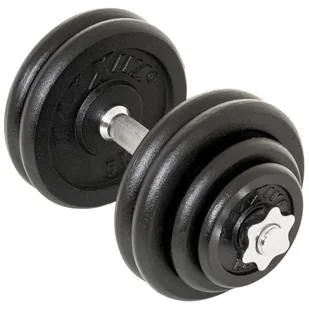 MAXXIVA Jednoręczna sztanga żeliwna, 30 kg - Sztangi - miniaturka - grafika 1