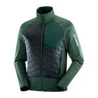 Bluzy sportowe męskie - Bluza Salomon MTN Primaloft  Hybrid Ponderosa pine - miniaturka - grafika 1