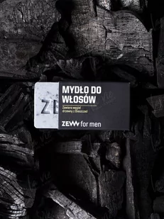 Zew For Men Zew For Men Mydło 3w1 do twarzy ciała i włosów z węglem drzewnym 85ml - Mydła - miniaturka - grafika 1