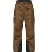 Spodnie narciarskie - Haglöfs Spodnie narciarskie damskie Lumi Loose Pant wodoszczelne, wiatroszczelne, oddychające Teak Brown XXL - miniaturka - grafika 1