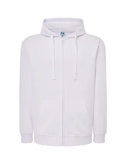 Bluza dresowa na zamek z kapturem męska biała roz.XXL - Bluzy męskie - miniaturka - grafika 1