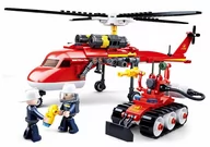 Klocki - Sluban Klocki Policja Helikopter Strażacki 325el. G152808 - miniaturka - grafika 1