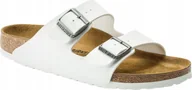 Klapki i japonki męskie - Birkenstock Birkenstock Arizona BF 552681 białe 46 - miniaturka - grafika 1