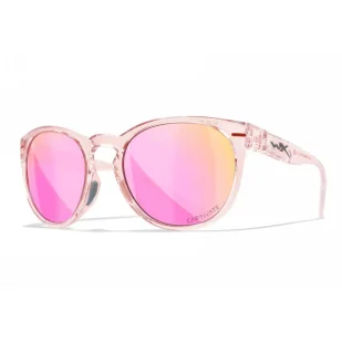 Okulary Taktyczne Damskie Wiley X COVERT Captivate Polarized Rose Gold Mirror / Gloss Crystal Blush Frame - Odzież taktyczna i umundurowanie - miniaturka - grafika 1