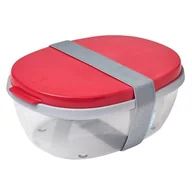 Pojemniki kuchenne - Mepal Saladbox Ellipse Nordic Red 107640574500 107640574500 - miniaturka - grafika 1