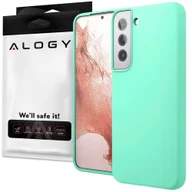 Etui do tabletów - Etui ochronne do telefonu Alogy Thin Soft Case do Samsung Galaxy S22 Turkusowe - miniaturka - grafika 1