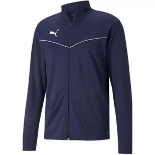 Bluza męska Puma teamRISE Training Poly Jacket granatowa - Lekkoatletyka - miniaturka - grafika 1