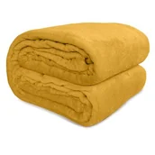 Koce - Koc TAGO 200 x 220 cm musztardowy - miniaturka - grafika 1