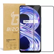 Szkła hartowane na telefon - Bizon Szkło hartowane Glass Edge do Realme 8 / 8 Pro, czarne BGE1RE8/PRO - miniaturka - grafika 1