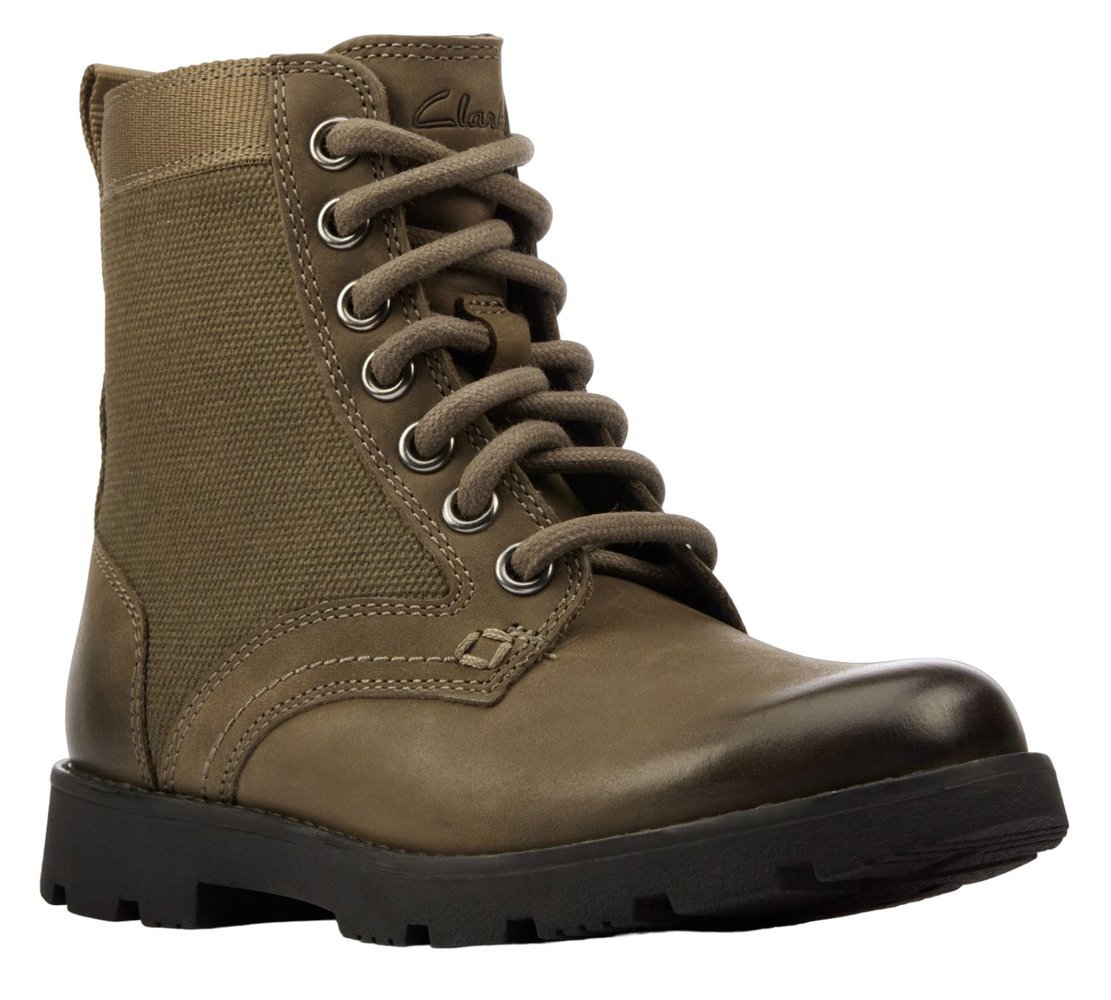 Buty dziecięce Clarks Heath Chard skórzane-27,5