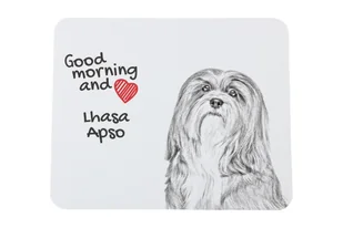 Lhasa Apso podkładka pod mysz z psem Art-Dog - Podkładki pod mysz - miniaturka - grafika 1