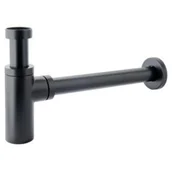 Syfony - FDesign Kleome syfon umywalkowy butelkowy czarny mat FD7-203-22 - miniaturka - grafika 1