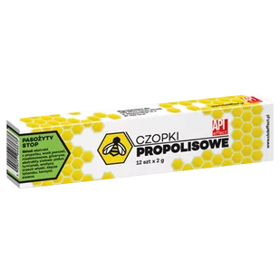 Czopki Propolisowe Pasożyty STOP 12szt X 2g - Miód - miniaturka - grafika 1