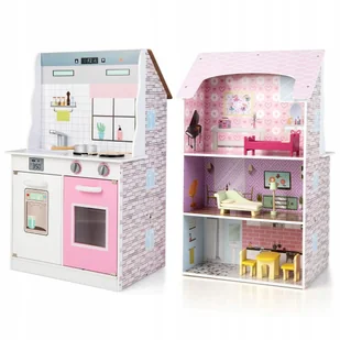 Domek dla lalek Costway 91 cm - Domki dla lalek - miniaturka - grafika 1