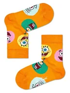 Skarpetki damskie - Happy Socks Skarpety "Sponge Bob Circle Of Friends" w kolorze pomarańczowym - miniaturka - grafika 1