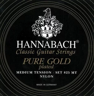 Hannabach 652634 Klassikgitarrensaiten Serie 825 Medium Tension Spezialvergoldung - D4 652634 - Struny gitarowe  - miniaturka - grafika 1