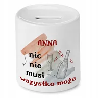 Skarbonki - Dla Recepcionistki Skarbonka na Urodziny Prezent z Nadrukiem ze Zdjęciem + Opakowanie na prezent (wzór 04) - miniaturka - grafika 1