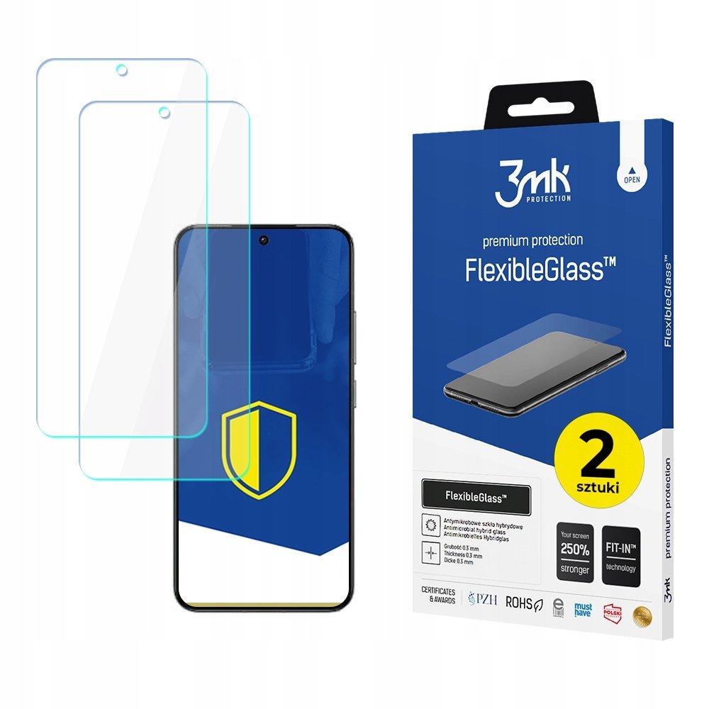 2x Szkło ochronne hybrydowe na ekran do Xiaomi 14 - 3mk FlexibleGlass