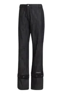 Spodnie damskie - Spodnie damskie Adidas Trackpant jeansowe czarne-S - miniaturka - grafika 1