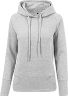 Bluzy damskie - Build Your Brand Damska bluza z kapturem i kieszeniami - miniaturka - grafika 1