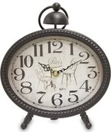 Zegary - Pigmejka Zegar stojący, brązowo-kremowy, 21x4x23,5 cm - miniaturka - grafika 1