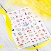 Ozdoby do paznokci - Allepaznokcie Naklejki do paznokci cienkie samoprzylepne wielkanocne Colorf CA-118 - miniaturka - grafika 1