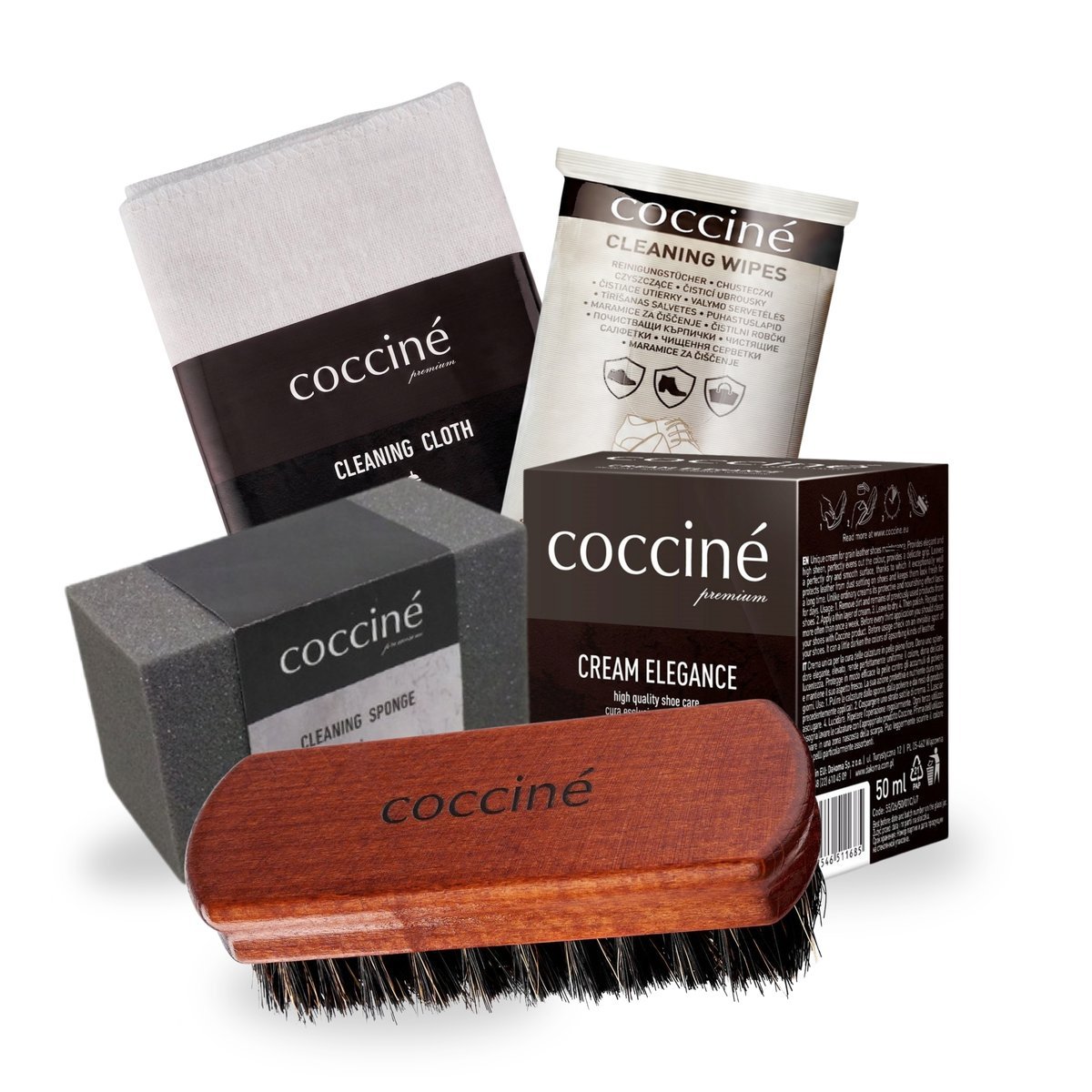 Do Czyszczenia i Renowacji Beżowych Butów Coccine Zestaw 5w1