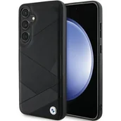 Etui i futerały do telefonów - BMW BMHCS24M23RCGPK S24+ S926 czarny/black hardcase Signature Leather Crossing Lines Pattern - miniaturka - grafika 1