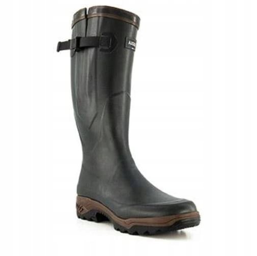 AIGLE DAMSKIE KALOSZE WSUWANE KHAKI LOGO 37 16cA