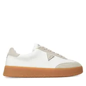 Sneakersy męskie - Sneakersy Guess FMTWIM LEA12 Biały - miniaturka - grafika 1