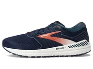 Trampki męskie - Brooks Beast '20, męskie tenisówki, pecoat/północ/czerwony, 42 EU, Pecoat Minuit Rouge, 42 EU - miniaturka - grafika 1