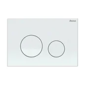 Przyciski spłukujące - Przycisk spłukujący do stelaża biały Circle Ravak - miniaturka - grafika 1