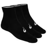 Skarpetki męskie - Skarpety za kostkę ASICS 3PPK QUARTER 155205-0900 – Czarny - miniaturka - grafika 1