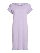 Sukienki - Vila Women's VIDREAMERS S/S sukienka na kolano/SU-NOOS sukienka, pastelowa liliowa, M - miniaturka - grafika 1