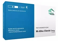Testy ciążowe i diagnostyczne - VedaLab M-Albu Check-1 test paskowy do oceny funkcjonowania nerek 1 sztuka 1126343 - miniaturka - grafika 1