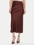 Spódnice - Rinascimento Spódnica midi CFC0125416003 Brązowy Regular Fit - miniaturka - grafika 1