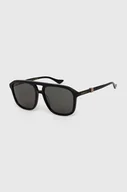 Okulary przeciwsłoneczne - Gucci okulary przeciwsłoneczne męskie kolor czarny GG1494S - miniaturka - grafika 1