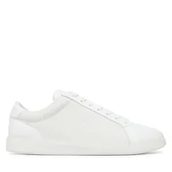 Sneakersy męskie - Sneakersy Calvin Klein Jeans Low Profile Cupsole Cm YM0YM01190 Biały - miniaturka - grafika 1