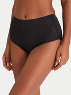 Majtki damskie - Triumph Figi klasyczne z wysokim stanem Fit Smart 10202477 Czarny - miniaturka - grafika 1