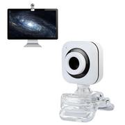 Kamery internetowe - Strado Kamera internetowa WebCam 8812 z mikrofonem (Biało-Czarna) DNWEBCAM8812 - miniaturka - grafika 1