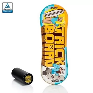 Deska do balansowania TRICKBOARD CLASSIC PIXEL Junior z czarnym wałkiem TÜV - Deskorolki - miniaturka - grafika 1