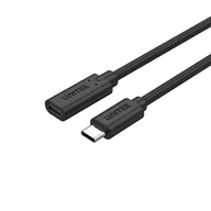 Adaptery i przejściówki - Unitek C14086BK Przedłużacz USB-C 50cm 10Gbps - miniaturka - grafika 1