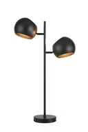 Lampy stojące - Lampa Stołowa Edgar 108691 2Xe14 Czarna - miniaturka - grafika 1