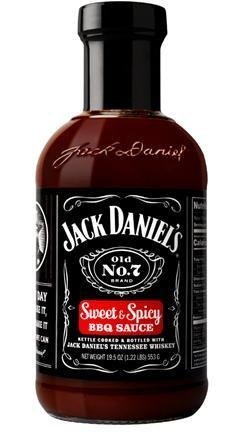 Jack Daniel's Sos BBQ słodko-pikantny 280g/250ml b/g