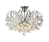 Lampy sufitowe - Brilagi - Żyrandol natynkowy CRYSTAL 6xE14/60W/230V chrom błyszczący - miniaturka - grafika 1