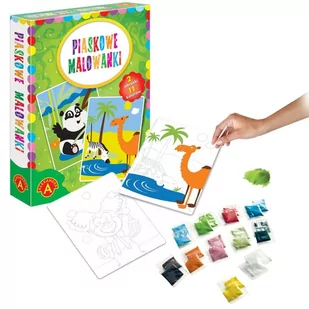 Alexander Piaskowe malowanki. Panda i wielbłąd - Zabawki kreatywne - miniaturka - grafika 1